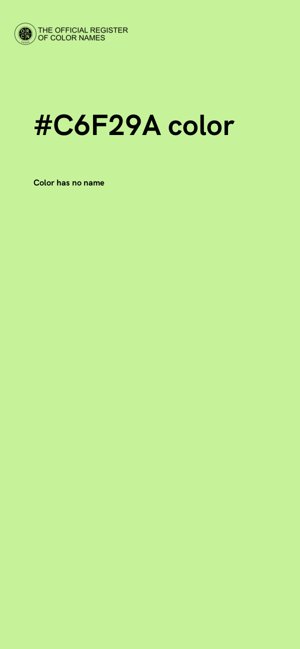 #C6F29A color image