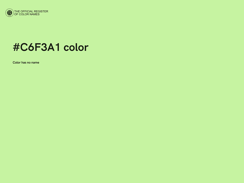 #C6F3A1 color image