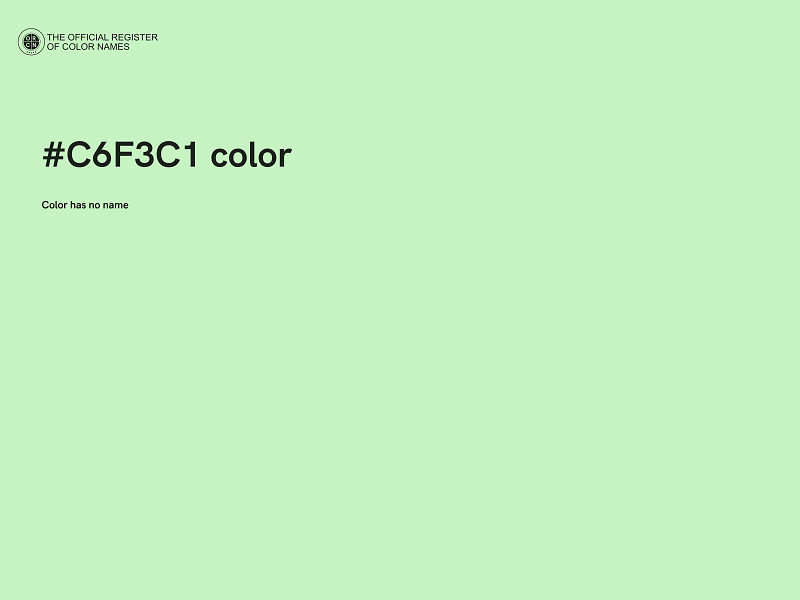 #C6F3C1 color image