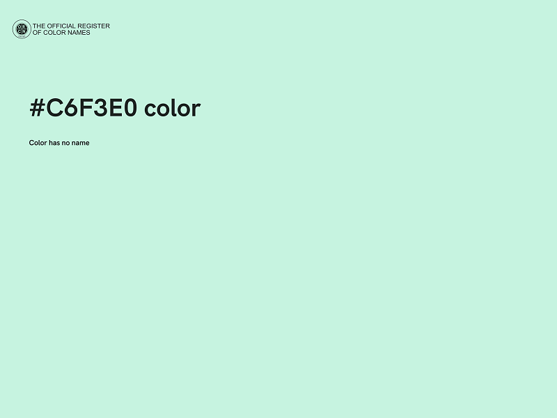 #C6F3E0 color image