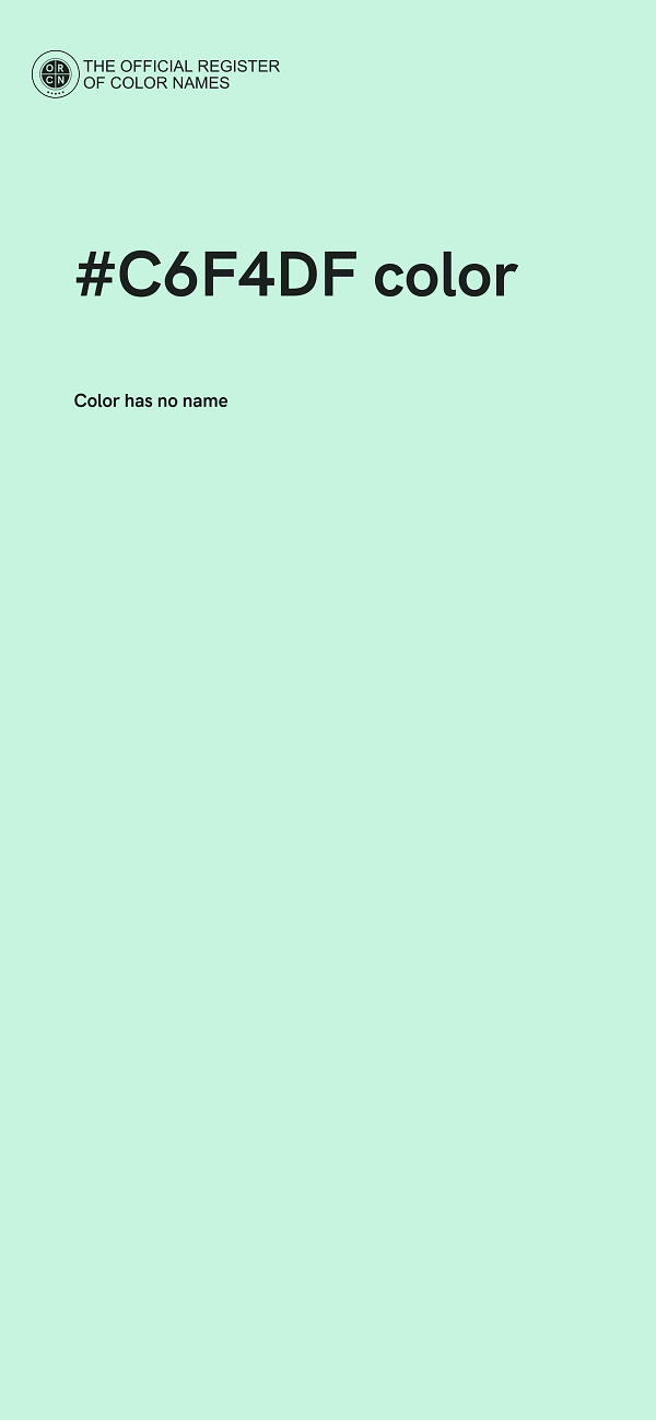 #C6F4DF color image