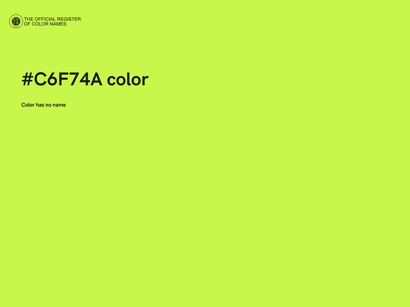 #C6F74A color image