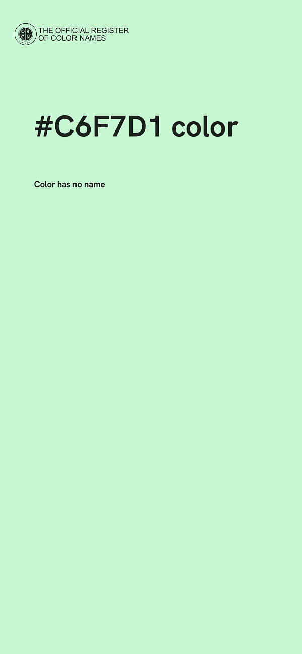 #C6F7D1 color image