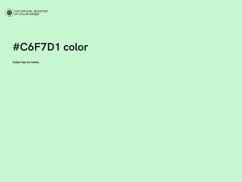 #C6F7D1 color image