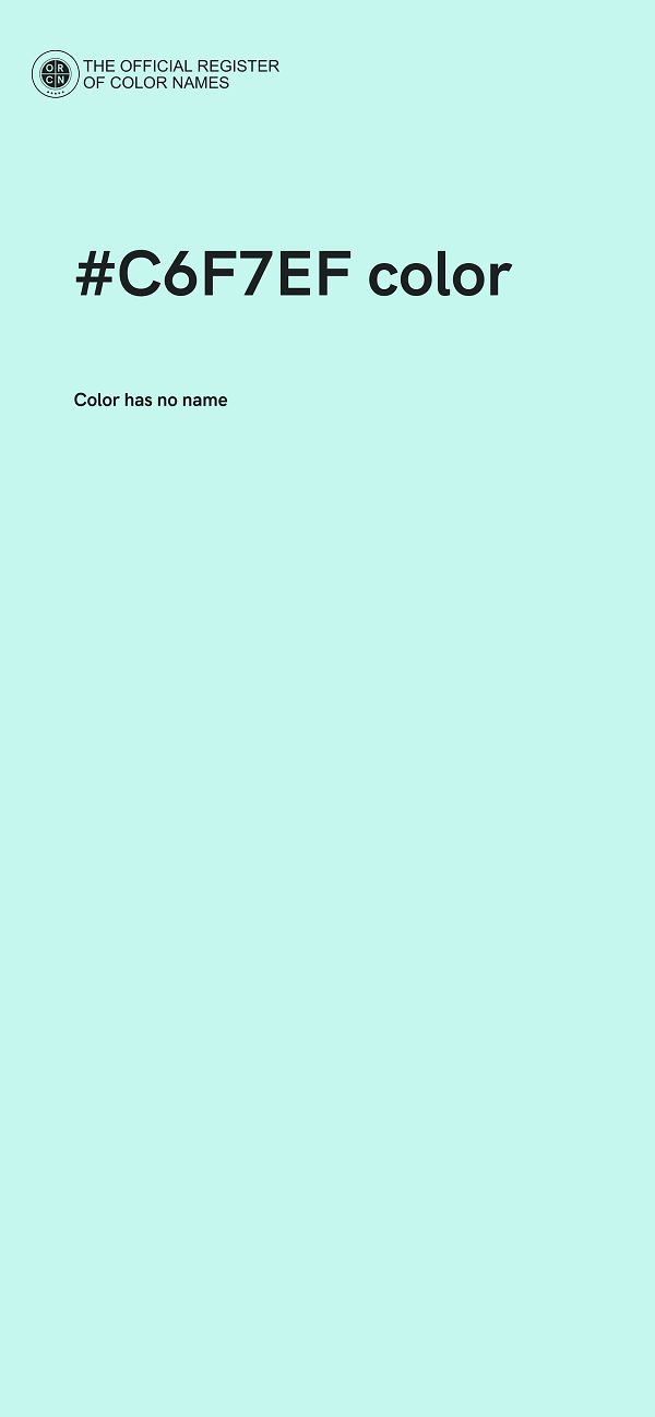#C6F7EF color image