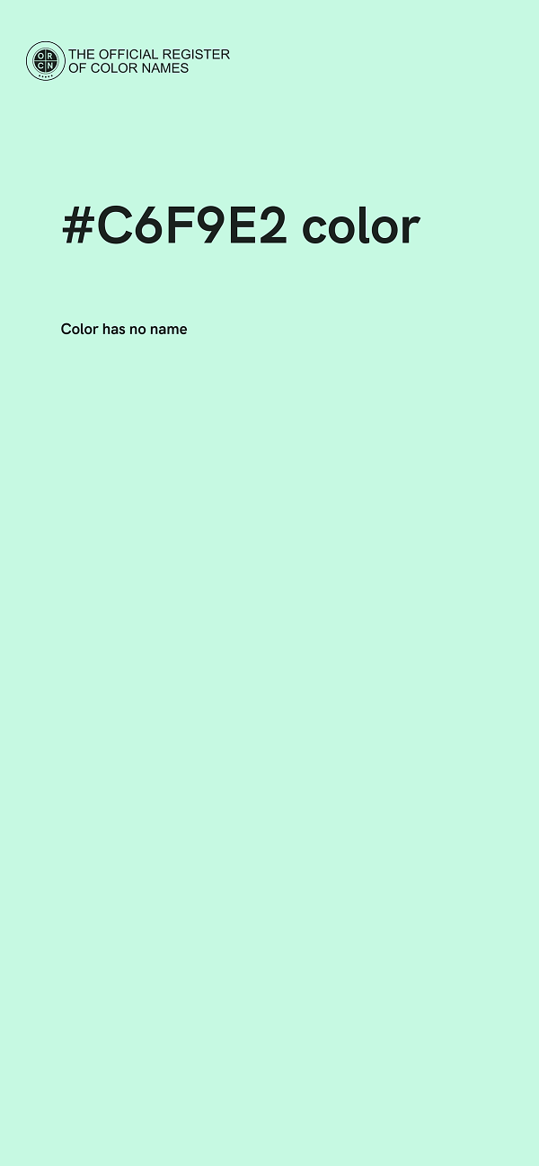 #C6F9E2 color image