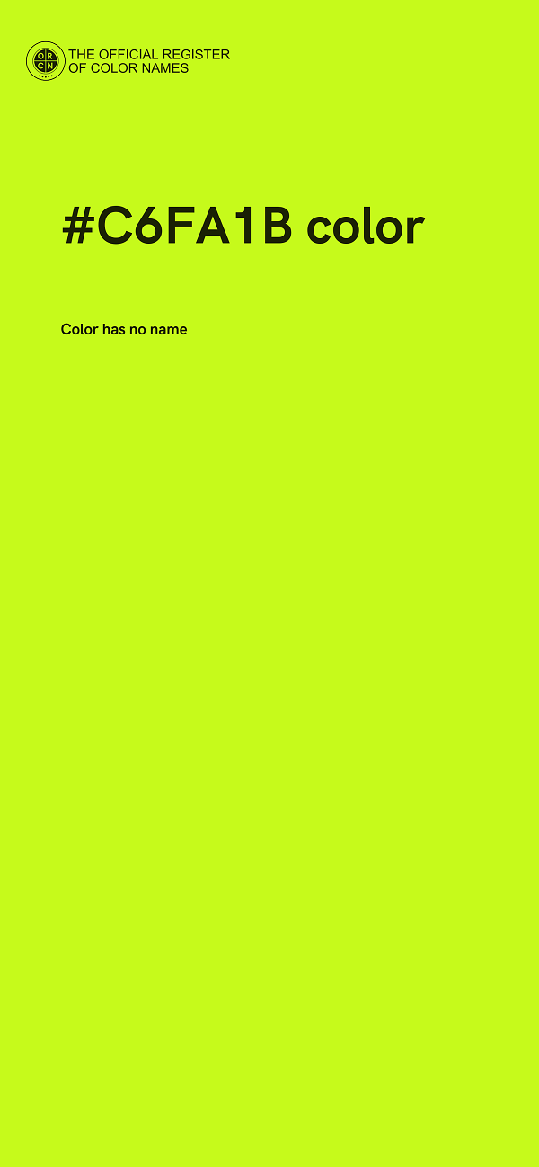 #C6FA1B color image