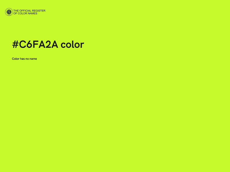 #C6FA2A color image