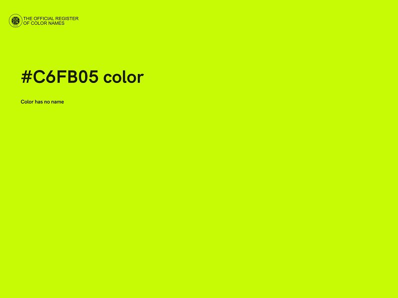 #C6FB05 color image