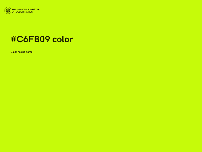 #C6FB09 color image