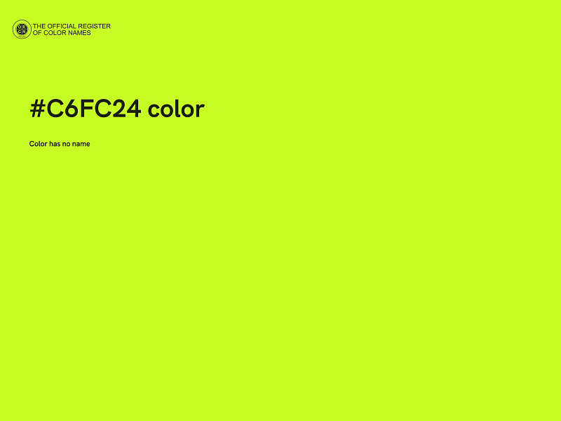 #C6FC24 color image