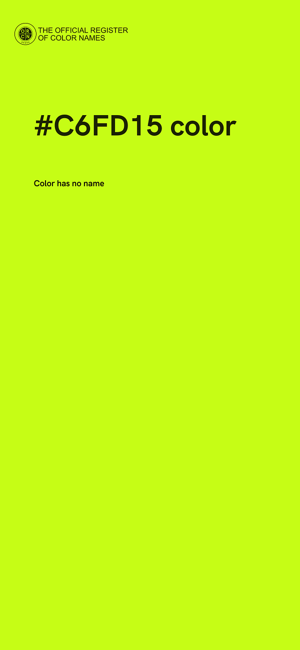 #C6FD15 color image