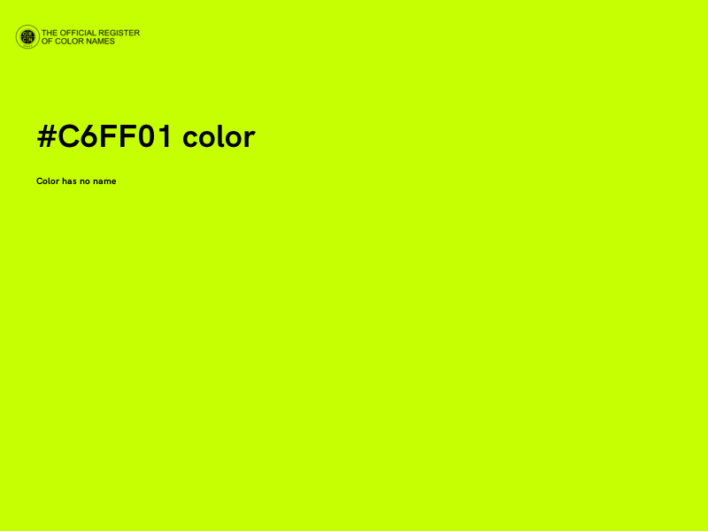 #C6FF01 color image
