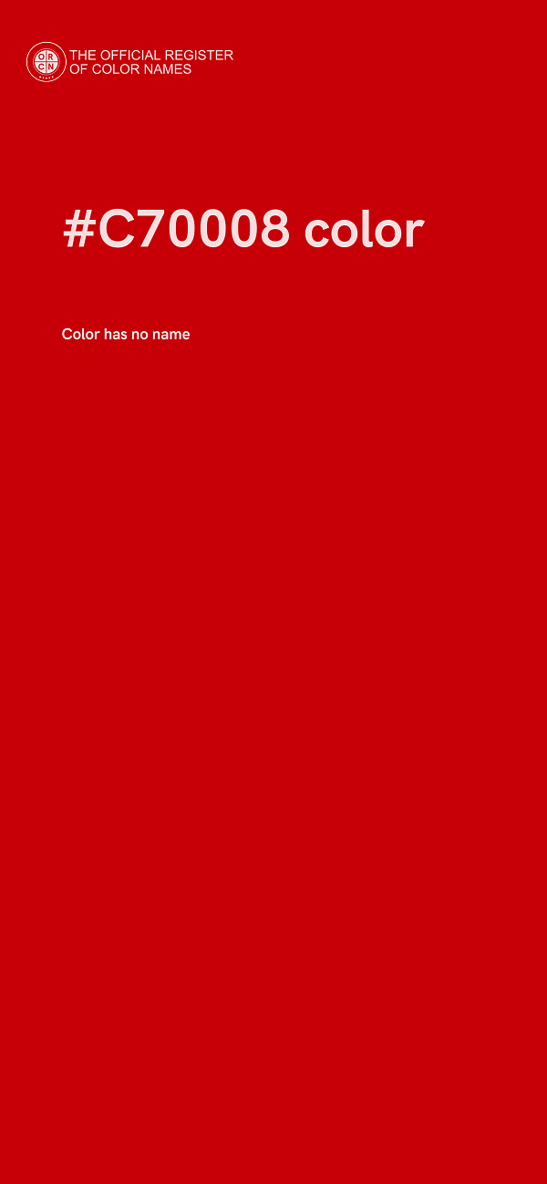 #C70008 color image