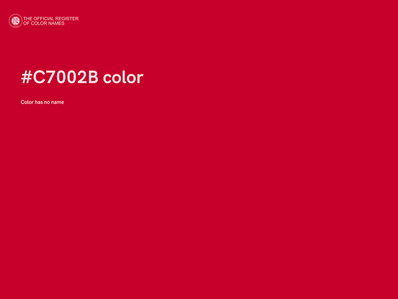 #C7002B color image