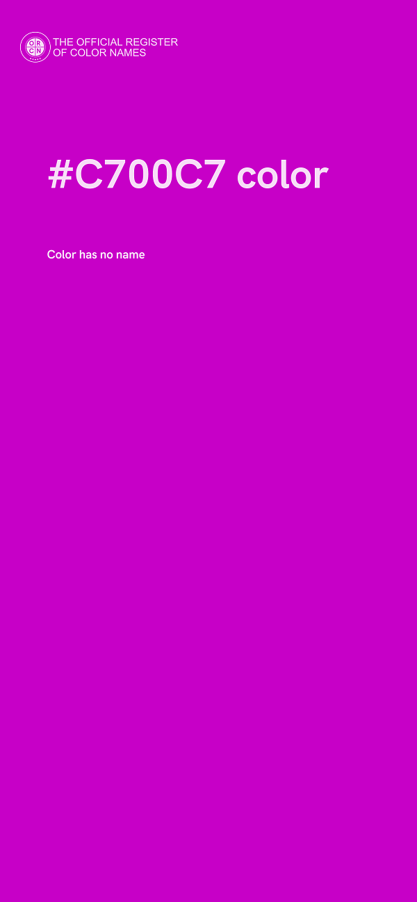 #C700C7 color image