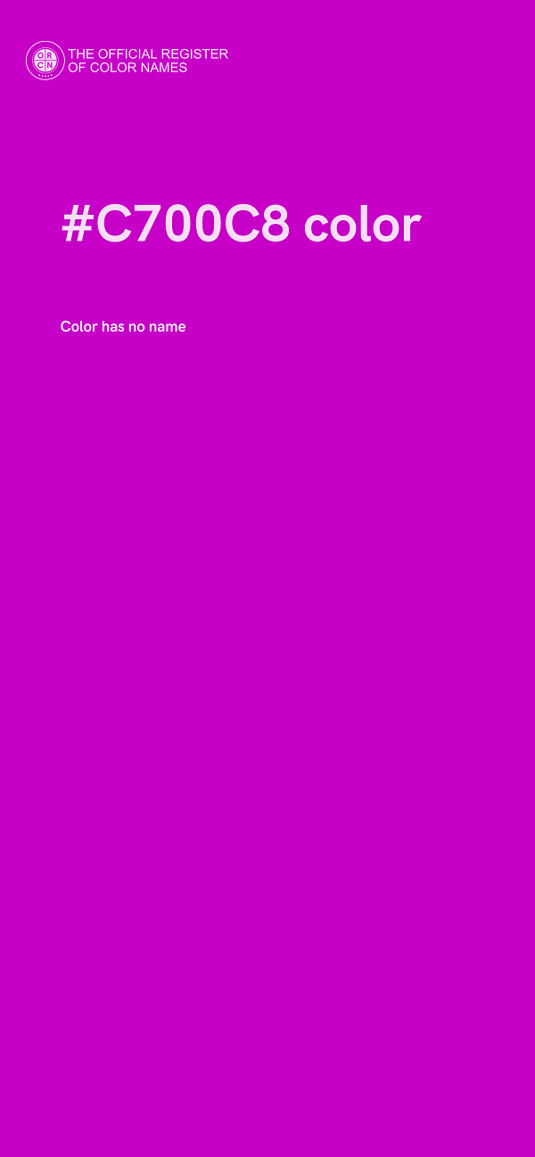 #C700C8 color image