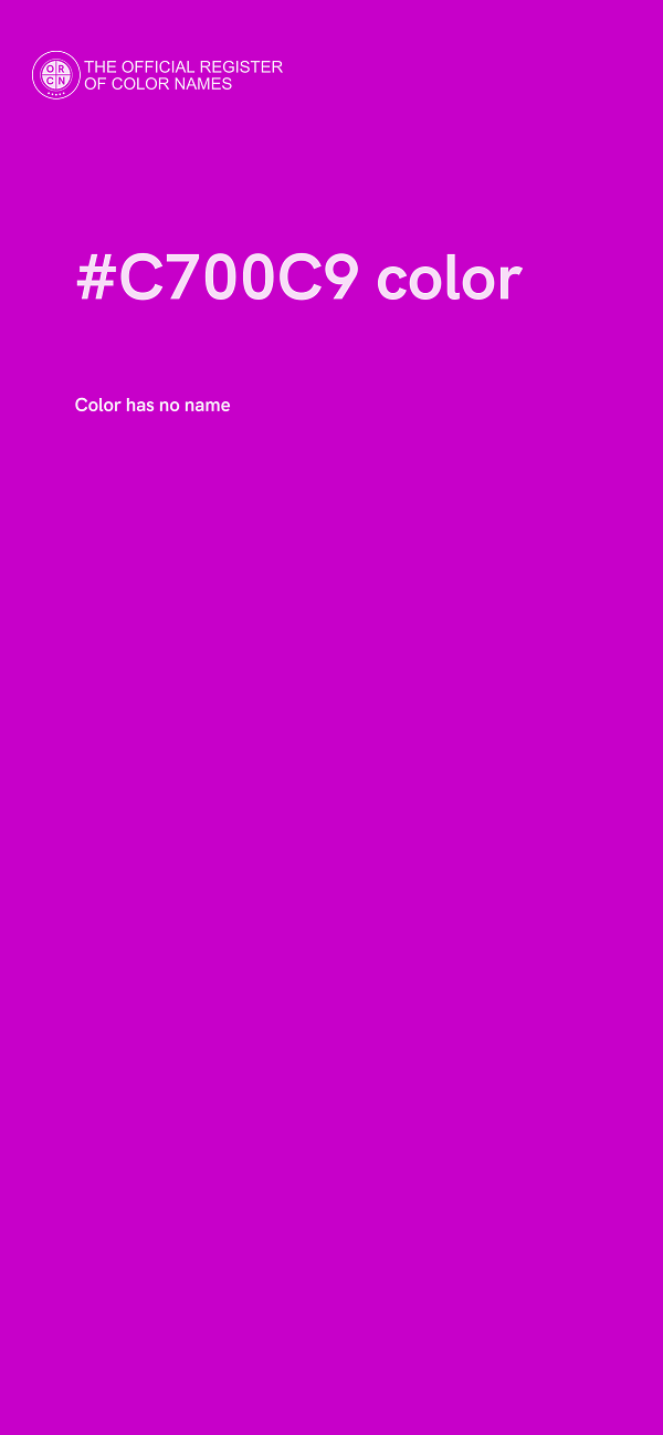 #C700C9 color image