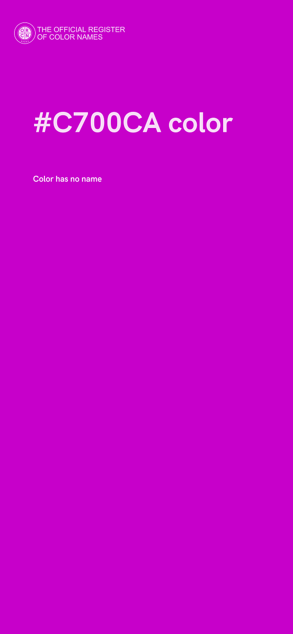 #C700CA color image