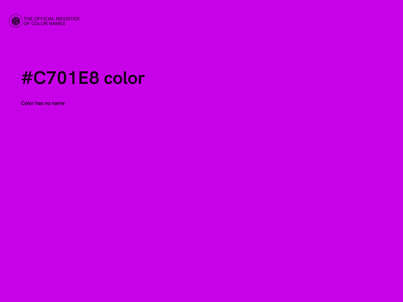 #C701E8 color image