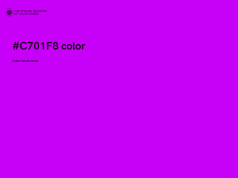 #C701F8 color image