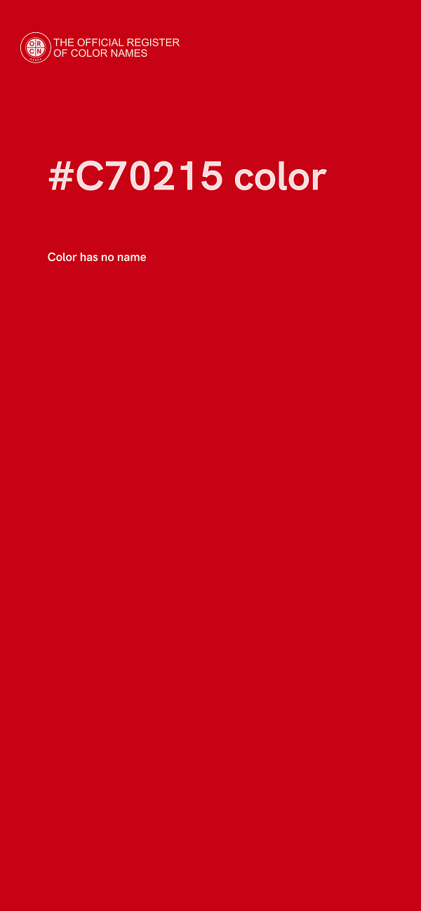 #C70215 color image