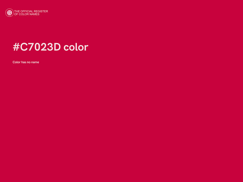 #C7023D color image