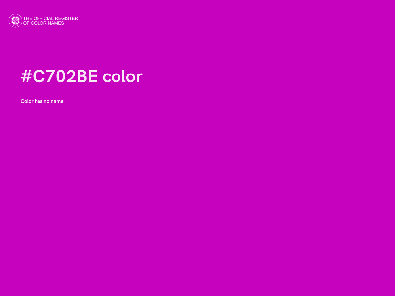 #C702BE color image