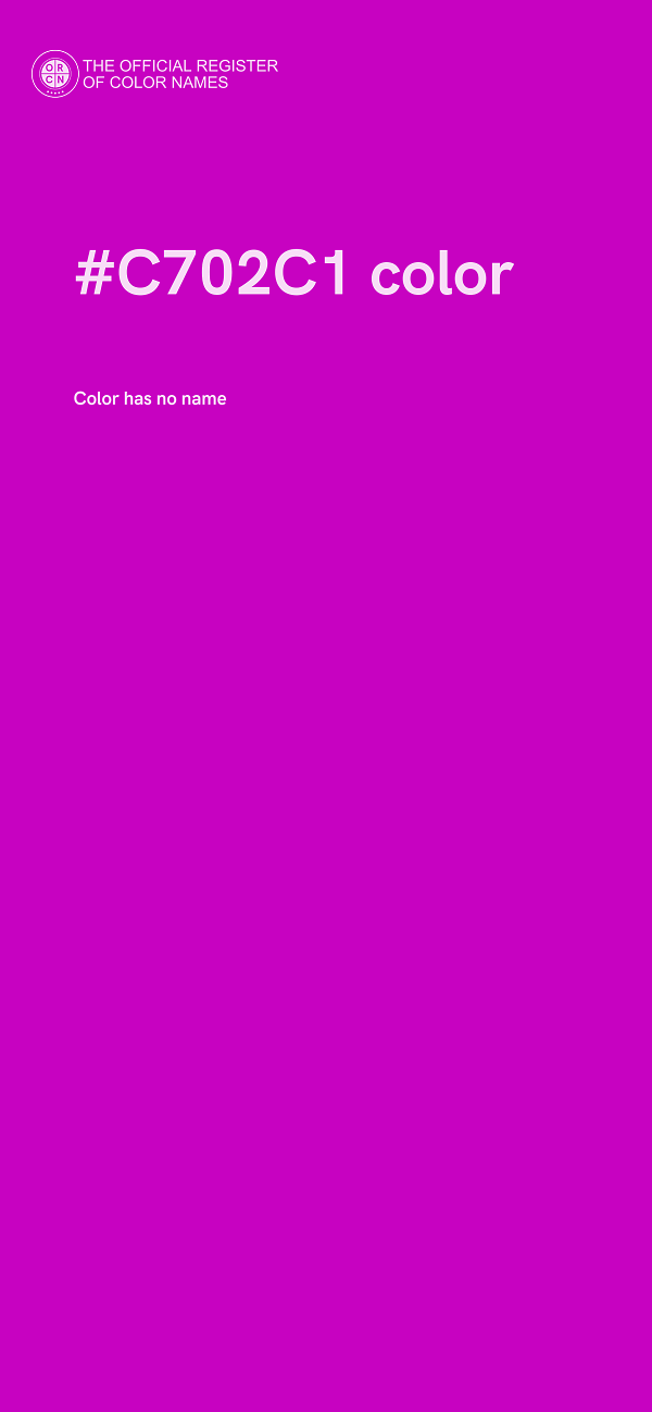 #C702C1 color image