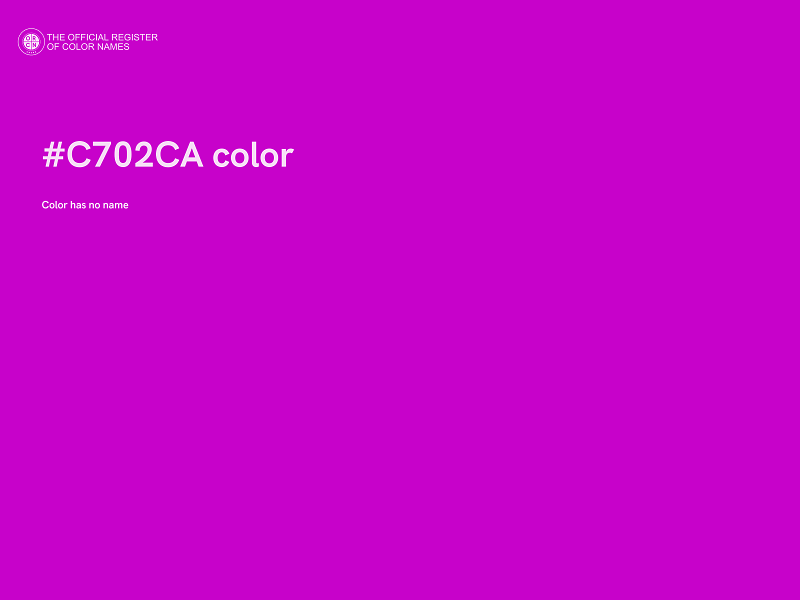 #C702CA color image