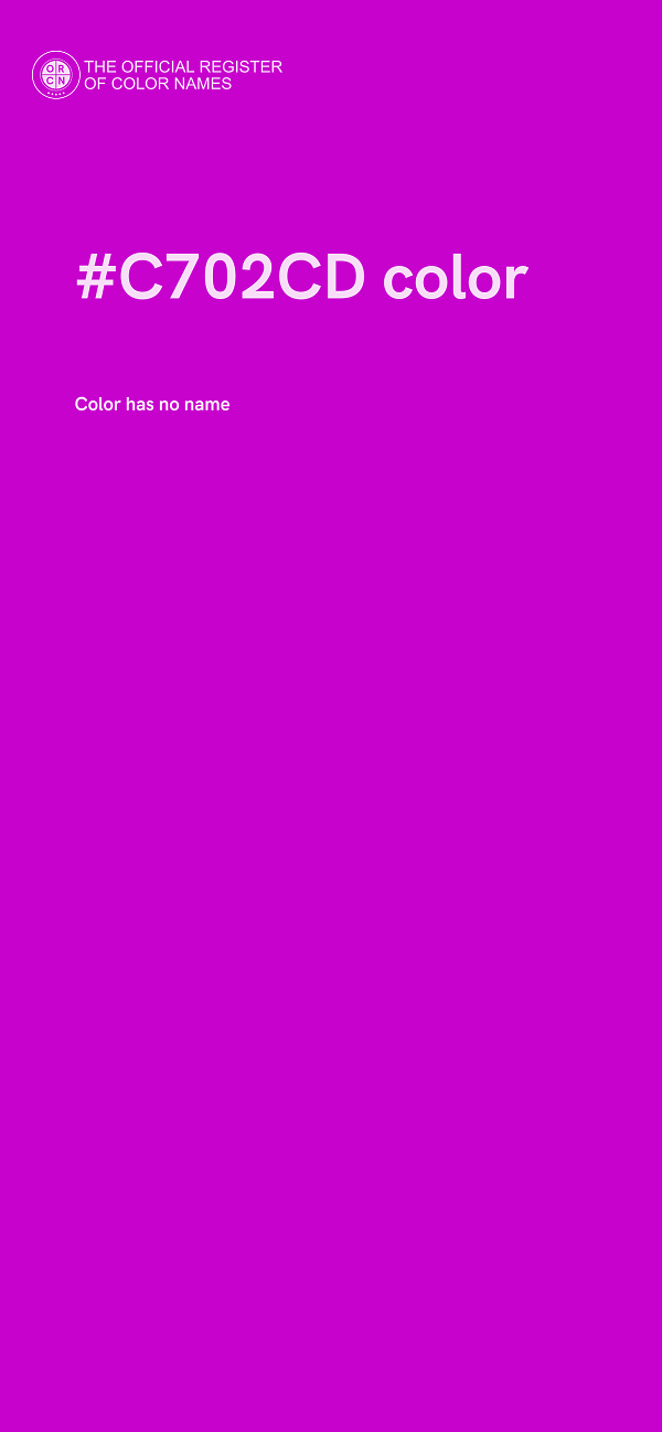 #C702CD color image