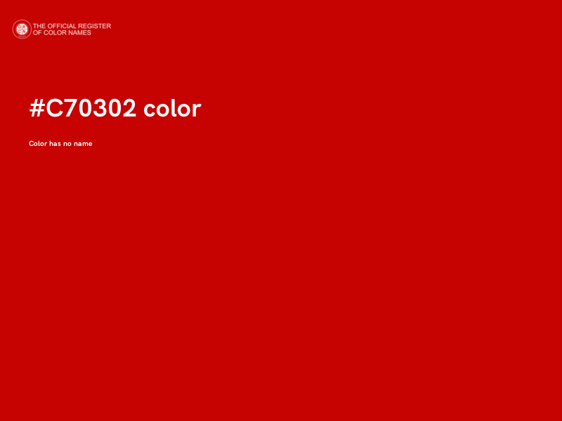 #C70302 color image