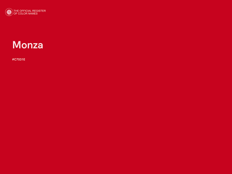 #C7031E - Monza color image