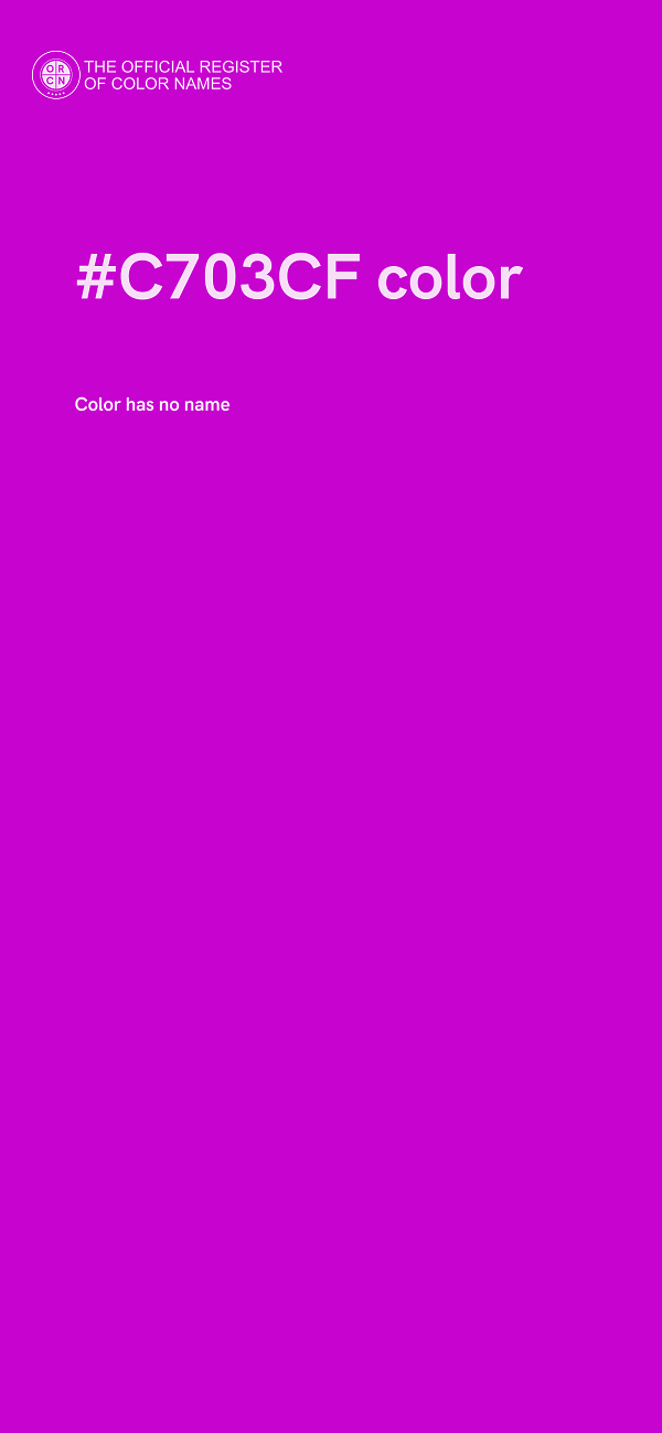 #C703CF color image