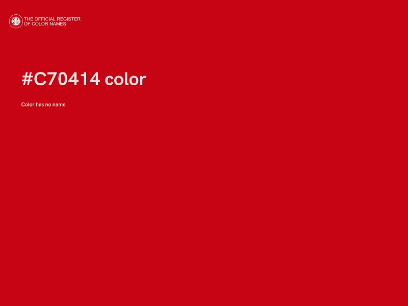 #C70414 color image