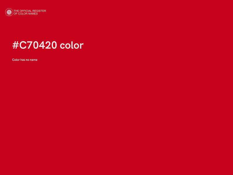 #C70420 color image