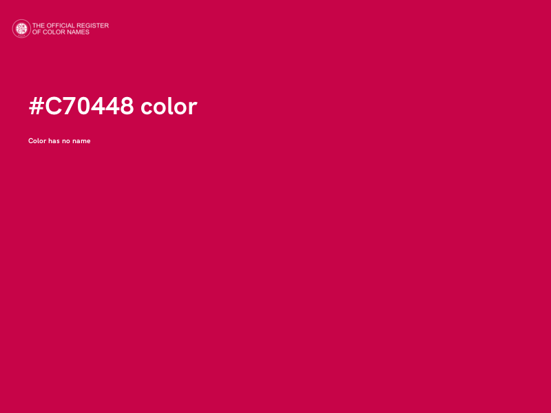 #C70448 color image