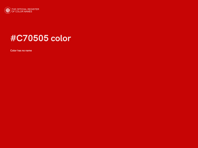 #C70505 color image