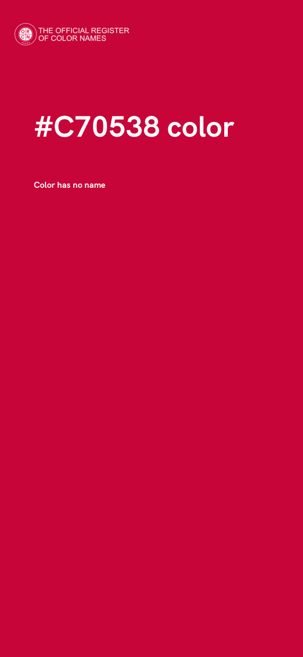 #C70538 color image