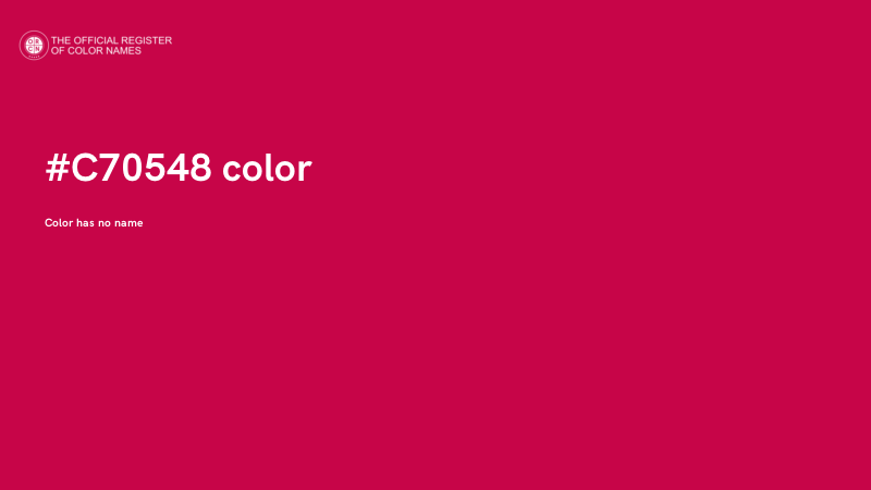 #C70548 color image