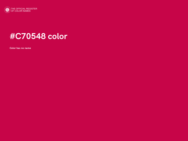 #C70548 color image