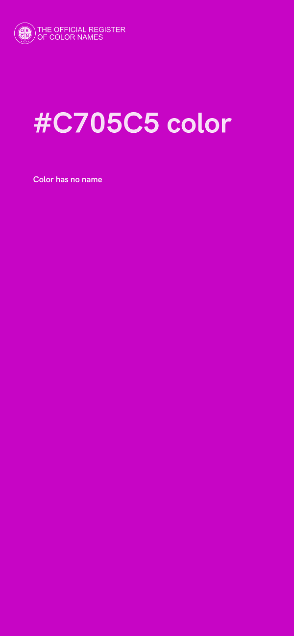 #C705C5 color image