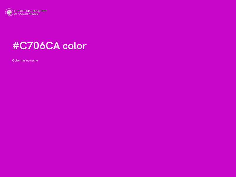 #C706CA color image