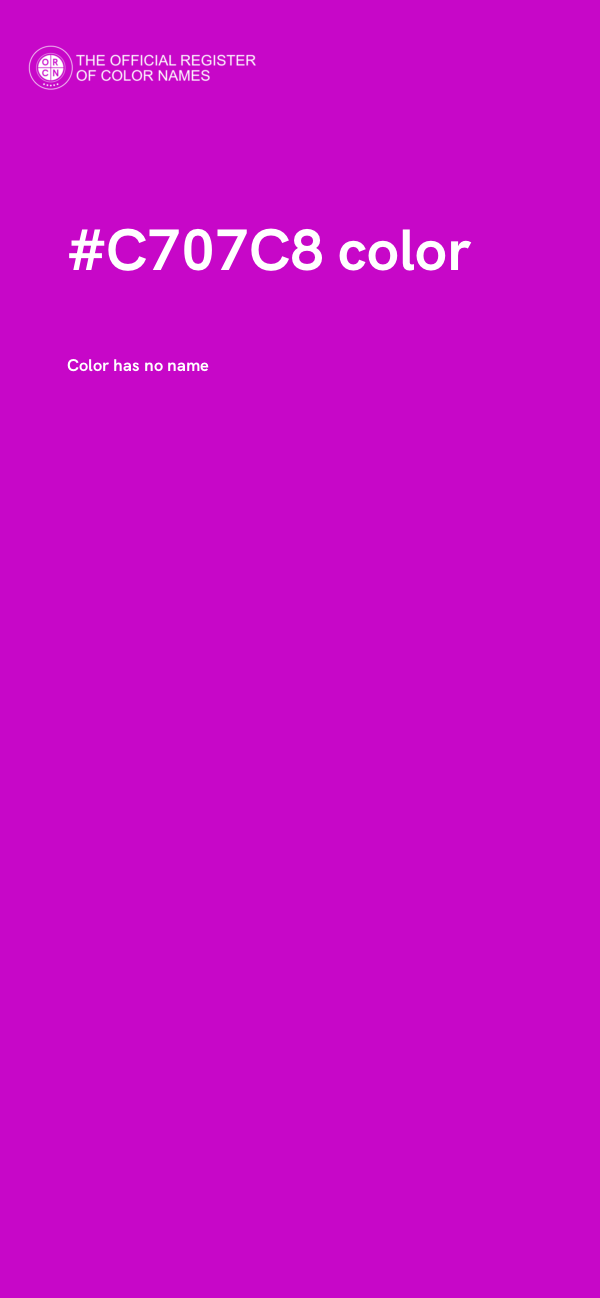 #C707C8 color image