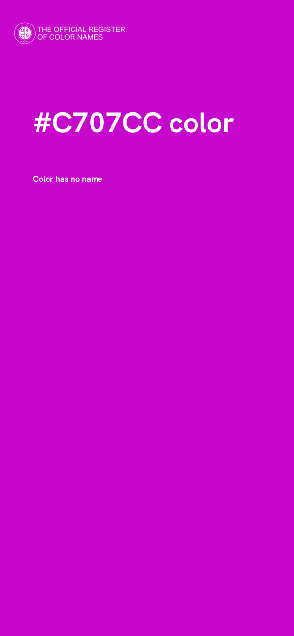 #C707CC color image
