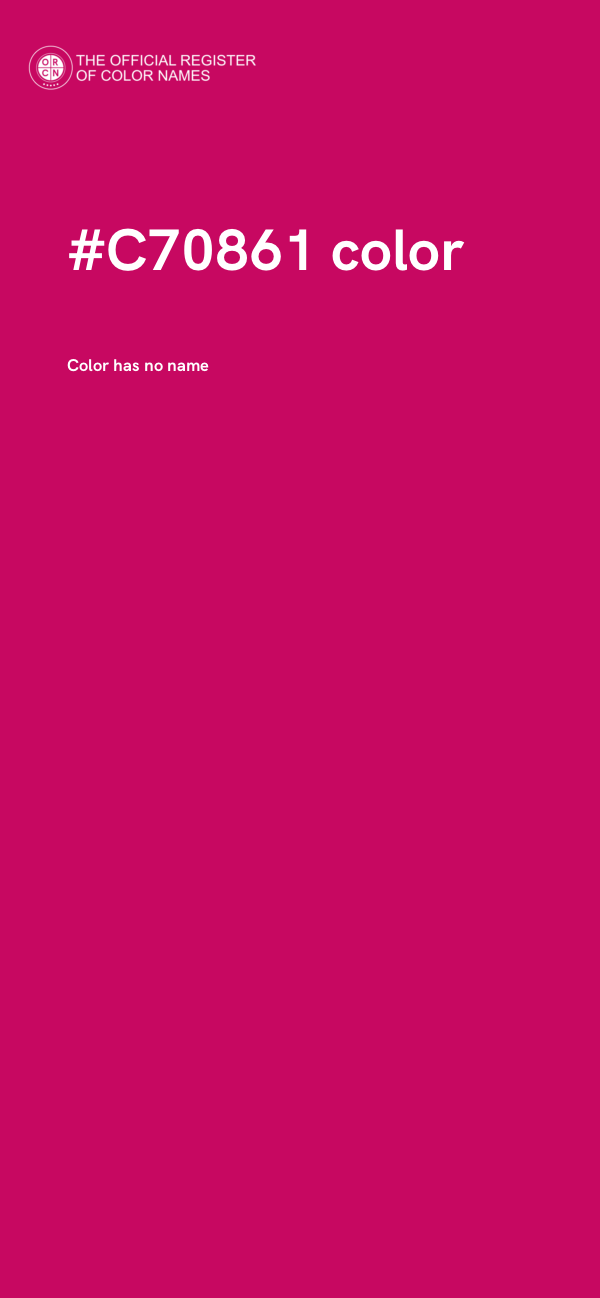 #C70861 color image