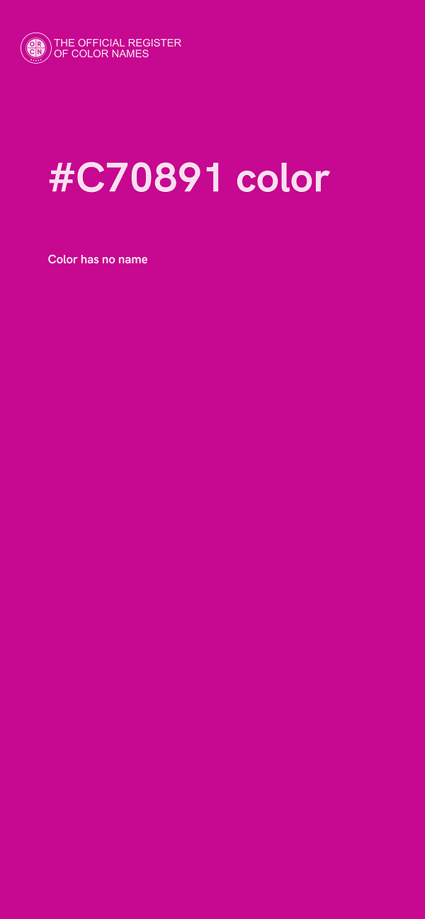 #C70891 color image