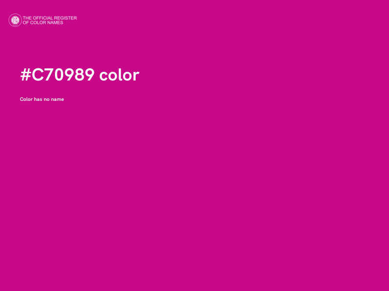 #C70989 color image