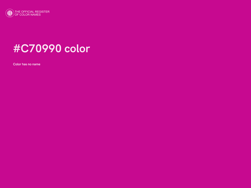 #C70990 color image