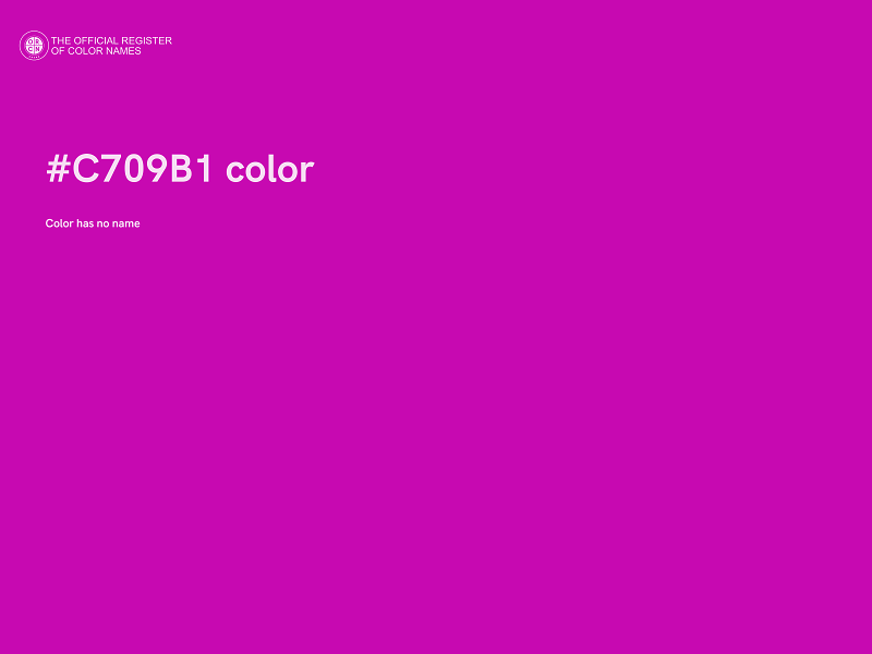 #C709B1 color image